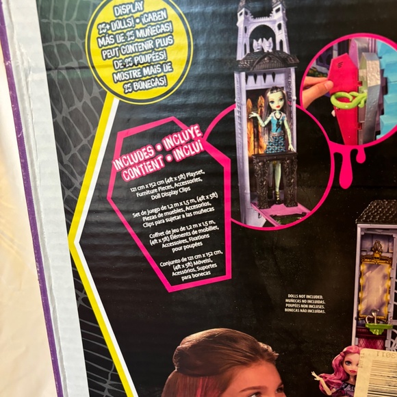 Monster High DELUXE High School 2 Storey Playset BRAND NEW - Picture 3 of 15